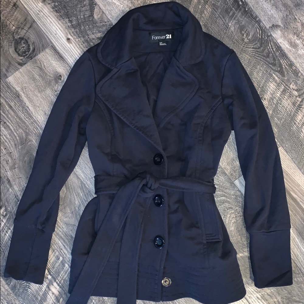 Forever 21 Royal Blue Peacoat